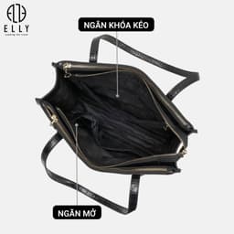 [Tặng hộp 20.10] Túi xách nữ thời trang ELLY EL337 xách tay da tổng hợp cao cấp chính hãng 6