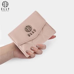 [Tặng hộp 20.10] Ví nữ da thật ELLY EV97 cao cấp nhiều ngăn nhỏ gọn sang trọng chính hãng 2
