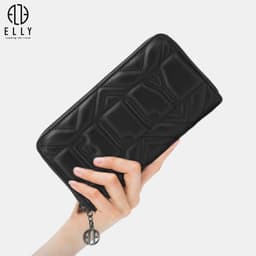 Ví Nữ Da Thật ELLY EV99 Ví Cầm Tay Dài Cao Cấp Sang Trọng Thanh Lịch Phụ Kiện Thời Trang Chính Hãng 2