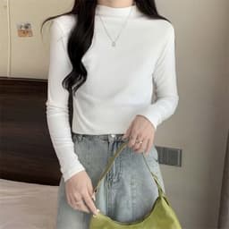 Áo Thun Giữ Nhiệt COTTON ZIP Lông Thỏ 2 Mặt Dài Tay, Áo Cổ 3 Phân Giữ Ấm Chất Vải Dày Dặn m665 9