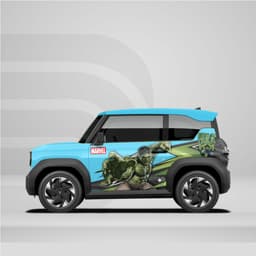 [HỎA TỐC] Sticker Tem Dán Decal Xe VF3 Mẫu  Siêu Nhân Hulk In Theo Yêu Cầu IB Shop Temxe.Net 5