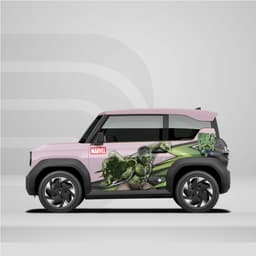 [HỎA TỐC] Sticker Tem Dán Decal Xe VF3 Mẫu  Siêu Nhân Hulk In Theo Yêu Cầu IB Shop Temxe.Net 3