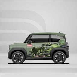 [HỎA TỐC] Sticker Tem Dán Decal Xe VF3 Mẫu  Siêu Nhân Hulk In Theo Yêu Cầu IB Shop Temxe.Net 1