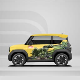 [HỎA TỐC] Sticker Tem Dán Decal Xe VF3 Mẫu  Siêu Nhân Hulk In Theo Yêu Cầu IB Shop Temxe.Net 2