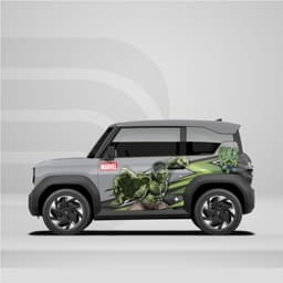 [HỎA TỐC] Sticker Tem Dán Decal Xe VF3 Mẫu  Siêu Nhân Hulk In Theo Yêu Cầu IB Shop Temxe.Net 6