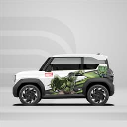 [HỎA TỐC] Sticker Tem Dán Decal Xe VF3 Mẫu  Siêu Nhân Hulk In Theo Yêu Cầu IB Shop Temxe.Net 8