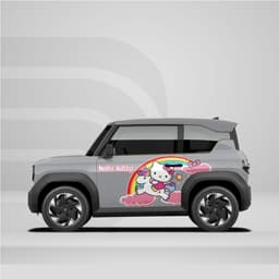 [HỎA TỐC] Sticker Tem Dán Decal Xe VF3 Mẫu  Hello kitty   In Hình Theo Yêu Cầu IB Shop Temxe.Net 7