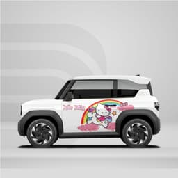 [HỎA TỐC] Sticker Tem Dán Decal Xe VF3 Mẫu  Hello kitty   In Hình Theo Yêu Cầu IB Shop Temxe.Net 8