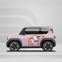 [HỎA TỐC] Sticker Tem Dán Decal Xe VF3 Mẫu  Hello kitty   In Hình Theo Yêu Cầu IB Shop Temxe.Net 4