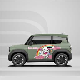 [HỎA TỐC] Sticker Tem Dán Decal Xe VF3 Mẫu  Hello kitty   In Hình Theo Yêu Cầu IB Shop Temxe.Net 6