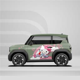 [HỎA TỐC] Sticker Dán Tem Decal Xe VF3 Mẫu Hello kitty 2 Bên In Theo Yêu Cầu IB Shop Temxe.Net 5