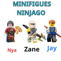 [ Có Sẵn ] Đồ chơi mô hình nhân vật Zane Tuarnament - Jay Future - Nya kabuki - 10pcs 1