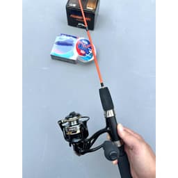 Combo Cần Câu Tôm ZP Mini - Cần Đặc, Máy ZP và Cước DK Chất Lượng 5