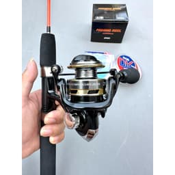 Combo Cần Câu Tôm ZP Mini - Cần Đặc, Máy ZP và Cước DK Chất Lượng 4