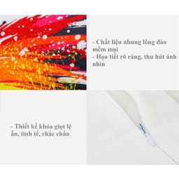 Gối tựa sofa, trang trí phòng khách hoạ tiết TRUNG CỔ CHÂU ÂU chất liệu nhung lông đào ấn tượng 6
