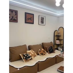 Gối tựa sofa, trang trí phòng khách hoạ tiết PHỤC HƯNG GOTHIC chất liệu nhung lông đào 9