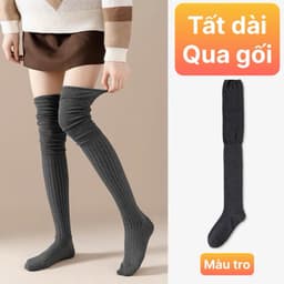 Tất Dài Nữ 2 Chất Liệu Vừa Giữ Ấm Vừa Thời Trang 8