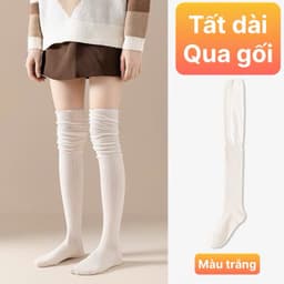 Tất Dài Nữ 2 Chất Liệu Vừa Giữ Ấm Vừa Thời Trang 7