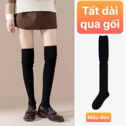 Tất Dài Nữ 2 Chất Liệu Vừa Giữ Ấm Vừa Thời Trang 6