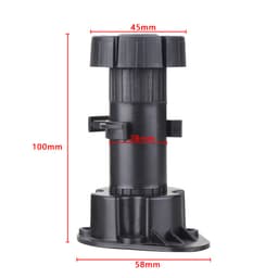 Chân nhựa tủ bếp tăng chỉnh, chân tăng tủ bếp (4 cái) 3