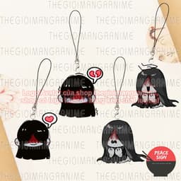(mua 1 tặng 1) (HEAD) Dây treo điện thoại MR.CRAWLING BL in hình game anime mica acrylic xinh xắn 1