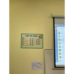 LH 10 - TRANH TRANG TRÍ LỚP HỌC, BẢNG GÕ TELEX, BẢNG GÕ VINI, PHÒNG TIN HỌC 8