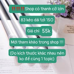 Thanh treo rèm đa năng không cần đóng đinh, khoan và có thể kéo dài 7