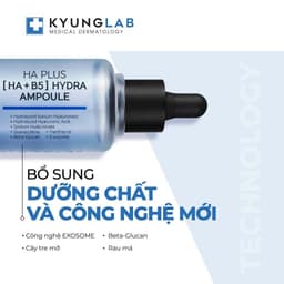Serum HA B5 KyungLab Hydra Ampoule cấp ẩm phục hồi làm dịu, dưỡng da căng bóng | Cherry Beauty 3