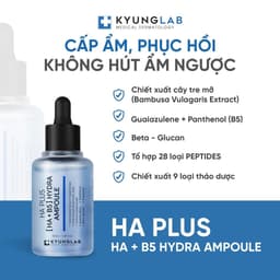 Serum HA B5 KyungLab Hydra Ampoule cấp ẩm phục hồi làm dịu, dưỡng da căng bóng | Cherry Beauty 4