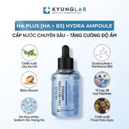 Serum HA B5 KyungLab Hydra Ampoule cấp ẩm phục hồi làm dịu, dưỡng da căng bóng | Cherry Beauty 5