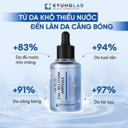 Serum HA B5 KyungLab Hydra Ampoule cấp ẩm phục hồi làm dịu, dưỡng da căng bóng | Cherry Beauty 7