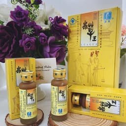 Đông trùng hạ thảo vàng trùng thảo vương lý khoa league king of cordyceps hộp 4 chai 30ml 4