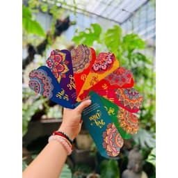 Bao bì lì xì họa tiết Mandala Lingpa xấp 8 bao đủ màu sắc - thông điệp truyền cảm hứng, sống trí tuệ, yêu thương 4