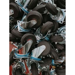 [KKTHN] Bánh Xe Đẩy Cao Su Đường Kính 100mm Cố Định, Xoay, Xoay Có Khoá Cho Xe Đẩy Hàng, Xe Nước Mía, Xe Bánh Mì, Xe Tự Chế 5