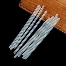 Combo 10/50/100 Que Keo Nến 30cm Silicon Trong Suốt – Kết Dính Mạnh, Dán Gỗ Nhựa Vải Thủ Công 4