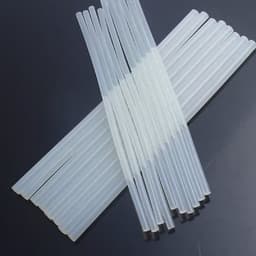 Combo 10/50/100 Que Keo Nến 30cm Silicon Trong Suốt – Kết Dính Mạnh, Dán Gỗ Nhựa Vải Thủ Công 6