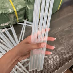 Combo 10/50/100 Que Keo Nến 30cm Silicon Trong Suốt – Kết Dính Mạnh, Dán Gỗ Nhựa Vải Thủ Công 3