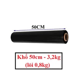 ❌1 Cuộn 50Cm/3Kg❌Màng Co Đen 3Kg, Màng Pe Đen, Màng Chít Đen, Màng Nilong Đen .[TTLV] 9