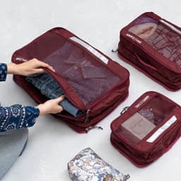Set Túi Quần Áo Du Lịch Simple Carry Cloth Set  Thiết Kế Ngăn Đôi, Có Tay Cầm, Chống Thấm Tốt 3