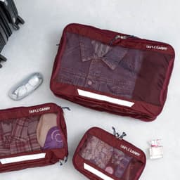 Set Túi Quần Áo Du Lịch Simple Carry Cloth Set  Thiết Kế Ngăn Đôi, Có Tay Cầm, Chống Thấm Tốt 2