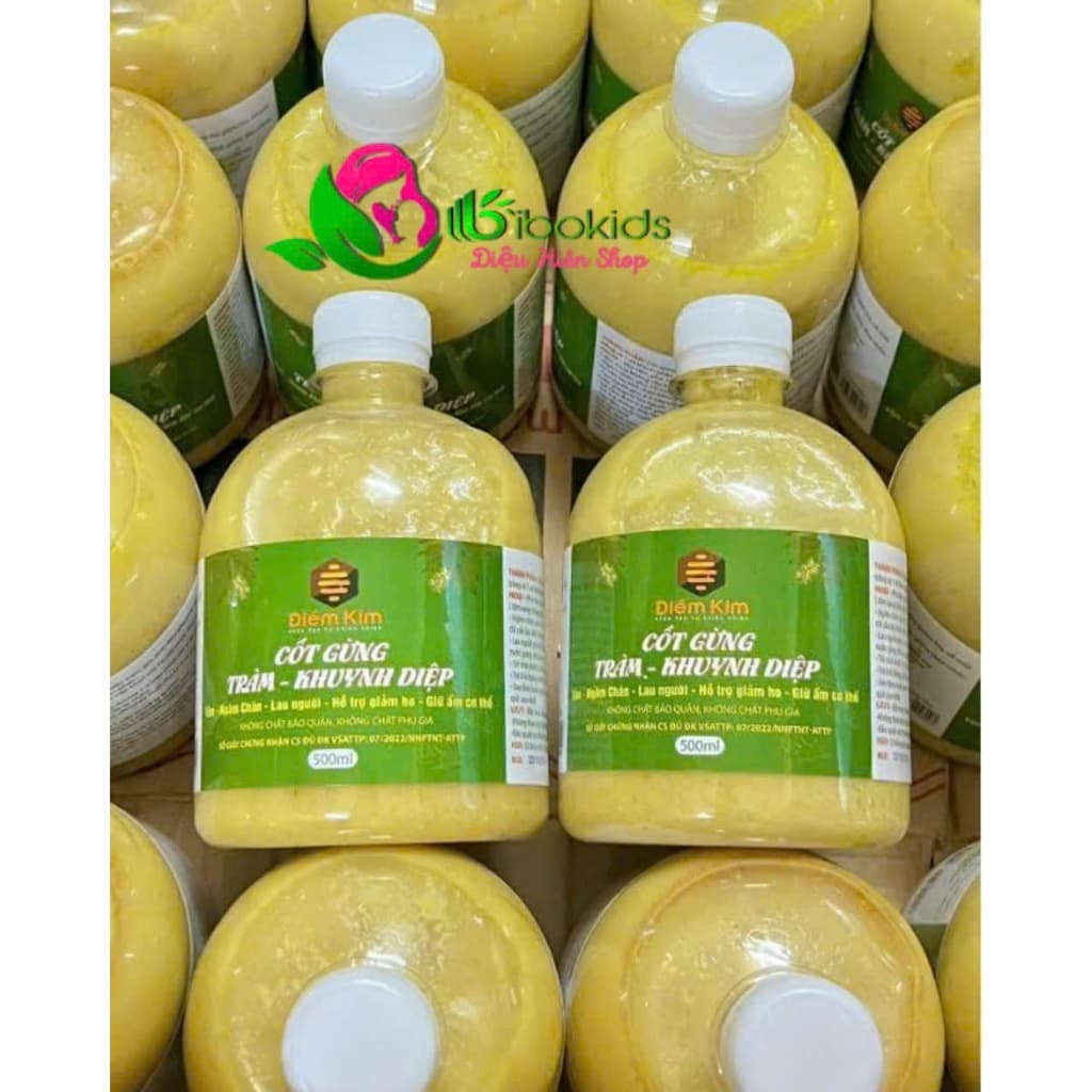 Cốt Gừng Tràm Khuynh Diệp Tắm Bé Ngâm Chân 500ml