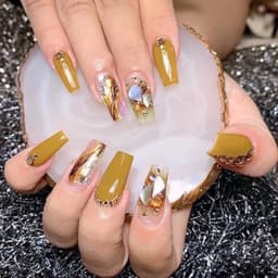 Đá pha sơn, tán sơn gel vẽ nail, chụp hình NailBaoAn 4