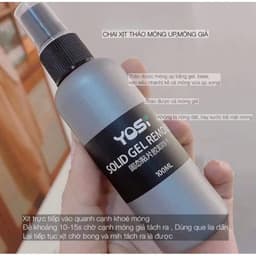 Chai xịt YoSi tháo móng úp, xịt tan keo dán móng úp siêu nhanh an toàn 8