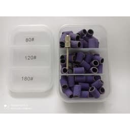 Vỏ nhám tím mài móng, nhám lụa tím, hộp 75 lõi 5