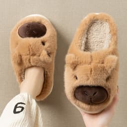 Giày sục lông Capybara dễ thương phong cách Hàn Quốc  nữ đẹp hottrend  Dionstore  2