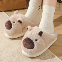 Giày sục lông Capybara dễ thương phong cách Hàn Quốc  nữ đẹp hottrend  Dionstore  8