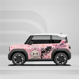 [HỎA TỐC] Tem dán xe VF3 - Decal Sticker dán xe -Decal​ Hình labubu Temxe.Net 4