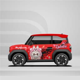 [HỎA TỐC] Tem dán xe VF3 - Decal Sticker dán xe -Decal​ Hình labubu Temxe.Net 8