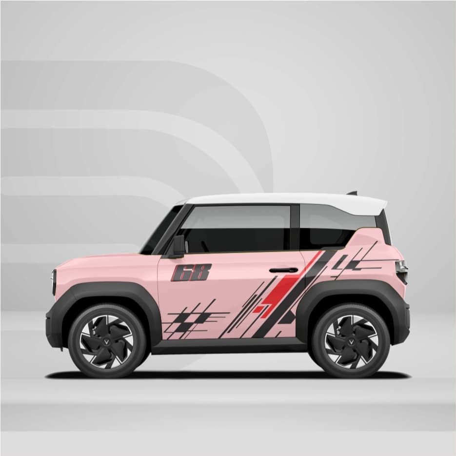 [HỎA TỐC] Sticker Tem Dán Decal Xe VF3 Hình 68 Thể Thao  In Hình Theo Yêu Cầu IB Shop Temxe.Net