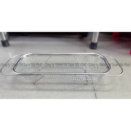 Rổ Inox Đa Năng Gác Chậu Rửa Chén/ Để Rau, Hoa Quả/ Phơi Đũa Muỗng (Inox 201) 7